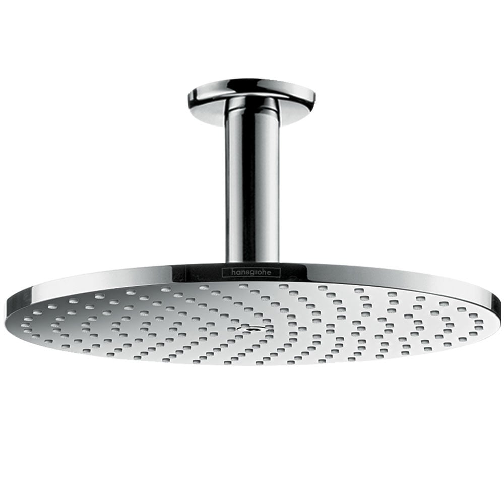 Hansgrohe Raindance S Chrome 240 1 Jet Overhead Shower PowderRain With Ceiling Connector