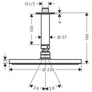 hansgrohe-raindance-s-chrome-240-1jet-overhead-shower-powderrain-with-connector-