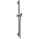 hansgrohe-unica-brushed-black-chrome-shower-rail-s-puro-65cm-with-shower-hose-