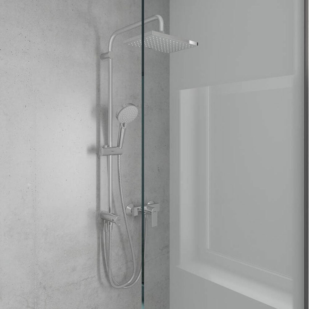 Hansgrohe Vernis Shape Chrome 230 1 Jet Reno Showerpipe