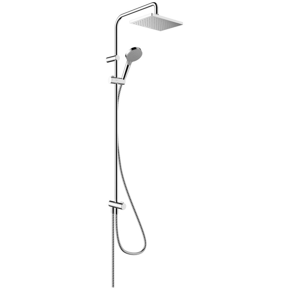 Hansgrohe Vernis Shape Chrome 230 1 Jet Reno EcoSmart Showerpipe