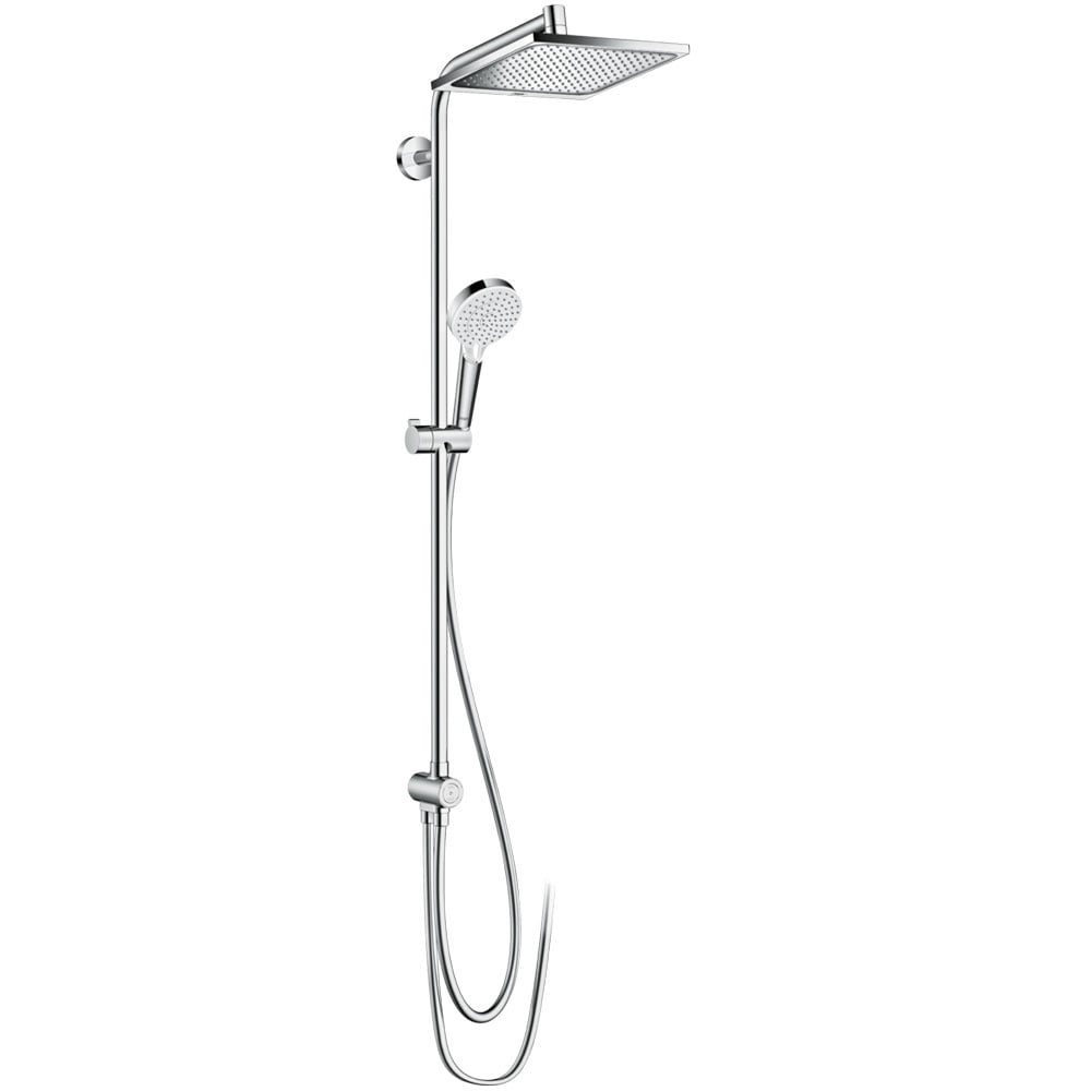 Hansgrohe Crometta E Chrome 240 1 Jet Showerpipe EcoSmart 9 l/min Reno