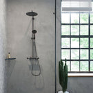 hansgrohe-croma-select-s-black-chrome-280-1jet-showerpipe-thermostatic-