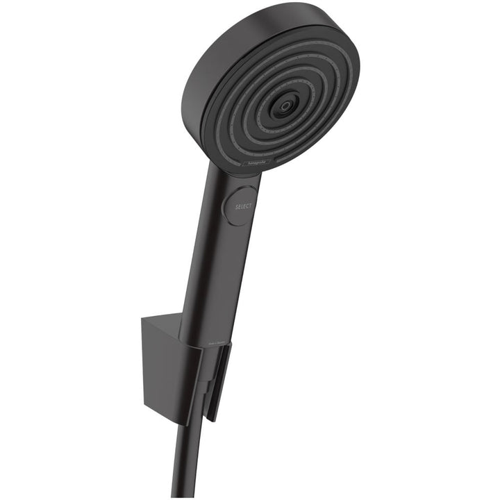 hansgrohe-pulsify-select-matt-black-105-3jet-relaxation-shower-holder-set--hose-
