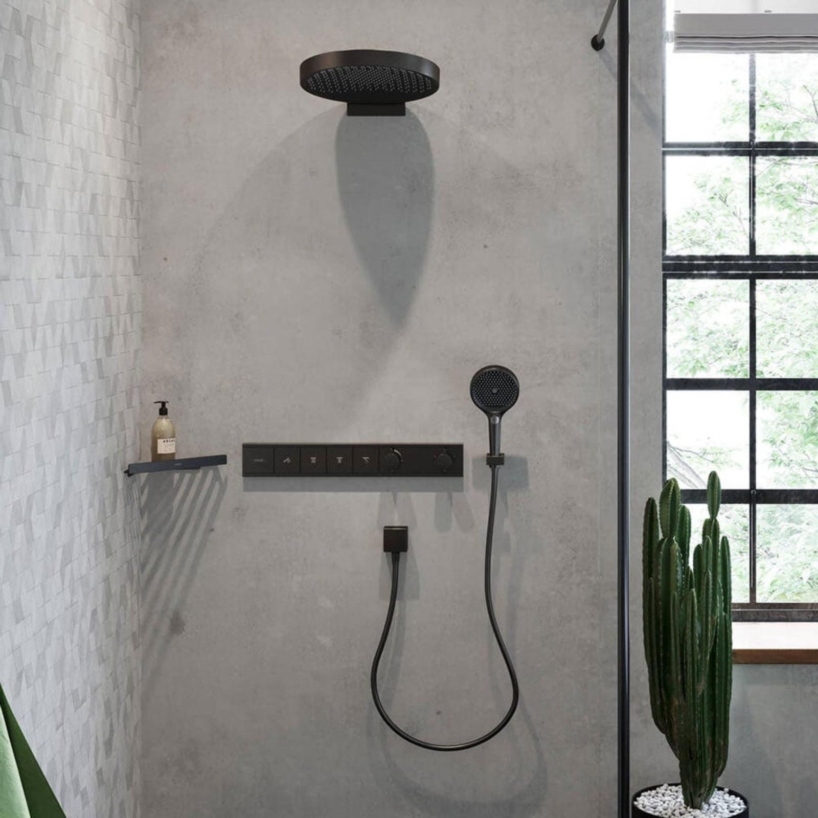 Hansgrohe RainSelect 4 Functions Thermostatic Shower Mixer Valve Concealed Design
