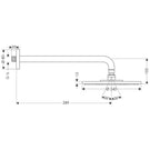 hansgrohe-raindance-s-240-air-390mm-chrome-shower-with-shower-arm-