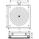grohe-rainshower-chrome-smartactive-310-cube-head-shower-set-ceiling-142-mm---26481000-