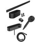 hansgrohe-wallstoris-matt-black-thermostatic-shower-mixer-bundle--storage-set-