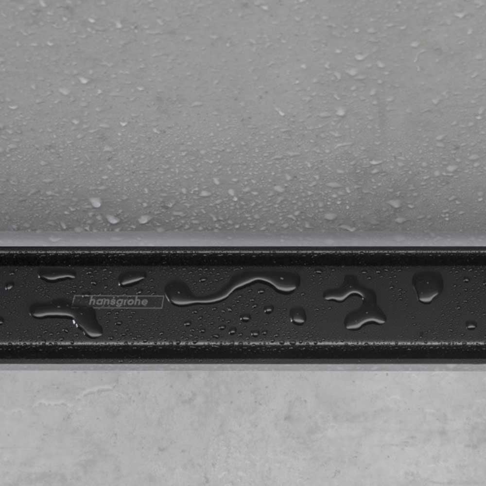 Hansgrohe RainDrain Match 700 Adjustable Shower Drain Finish Set with Frame