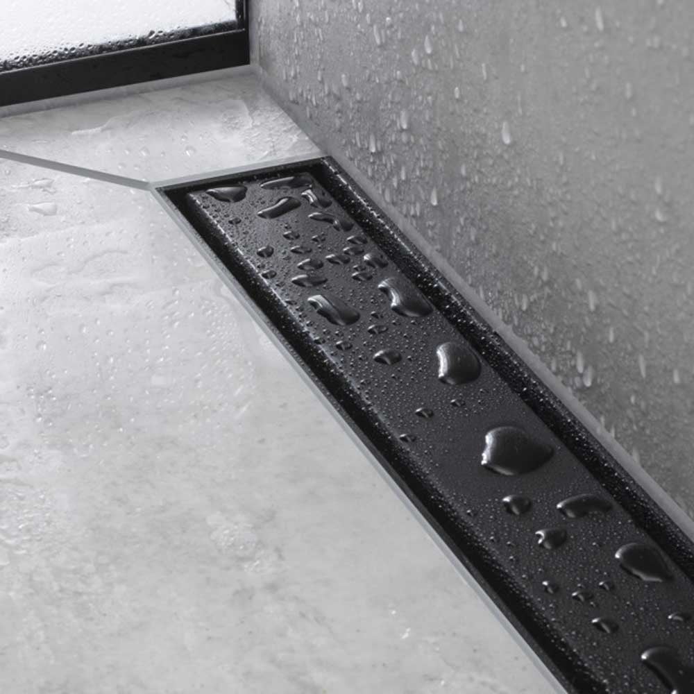 Hansgrohe RainDrain Match 700 Adjustable Shower Drain Finish Set with Frame