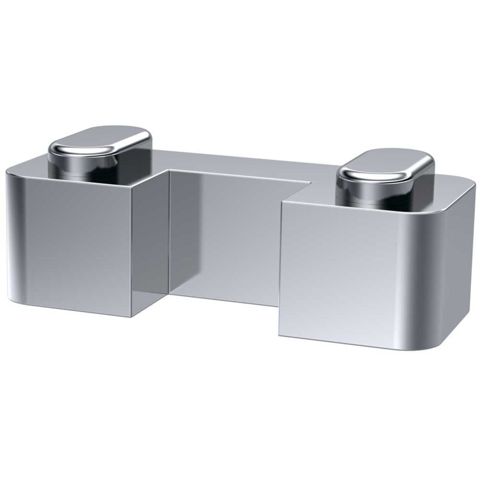 Hudson Reed Black Wetroom Shower Screen Horseshoe Support WRSF003