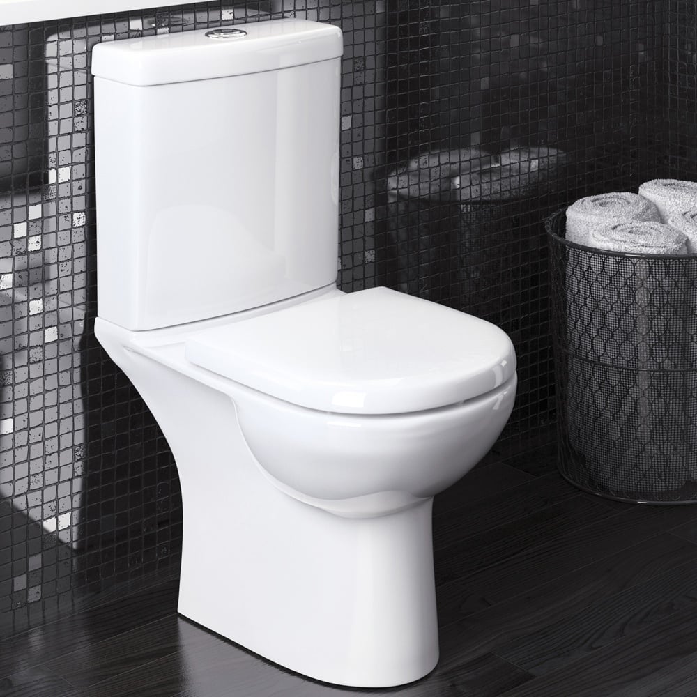 Nuie Lawton White Close Coupled WC - CLW002