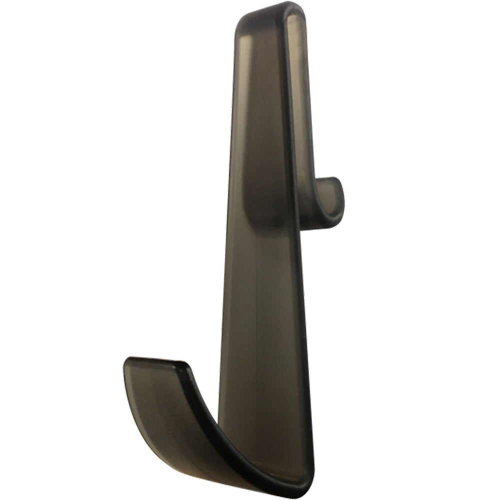 Nuie Wetroom Smoked Black Enclosure Hook For Frameless Enclosures ACC006