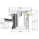 hudson-reed-black--chrome-shower-trays-fast-flow-waste-stw007-