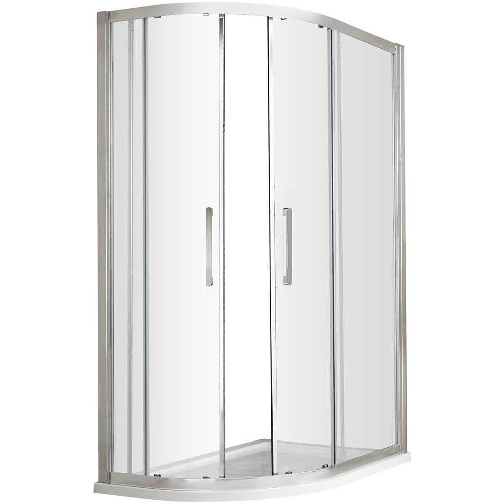 Hudson Reed Apex Chrome Offset Quadrant Shower Enclosure 1200x800mm M1280QH4