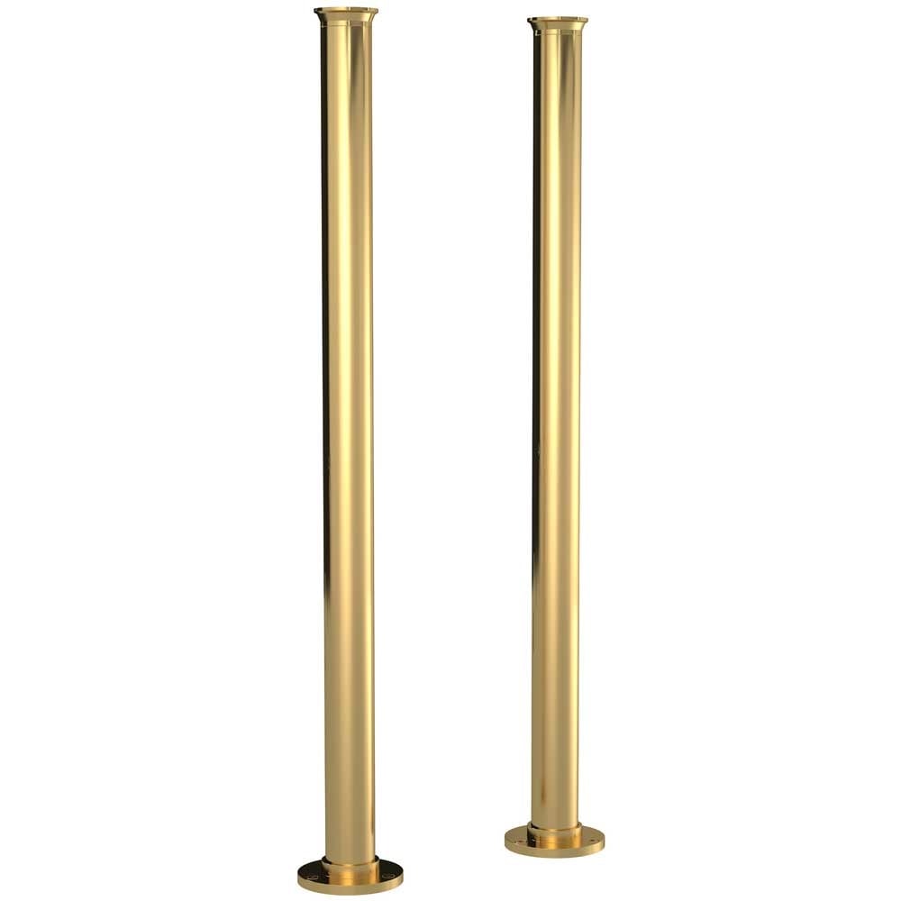 Hudson Reed Brushed Brass Standpipes for Freestanding Bath DA811