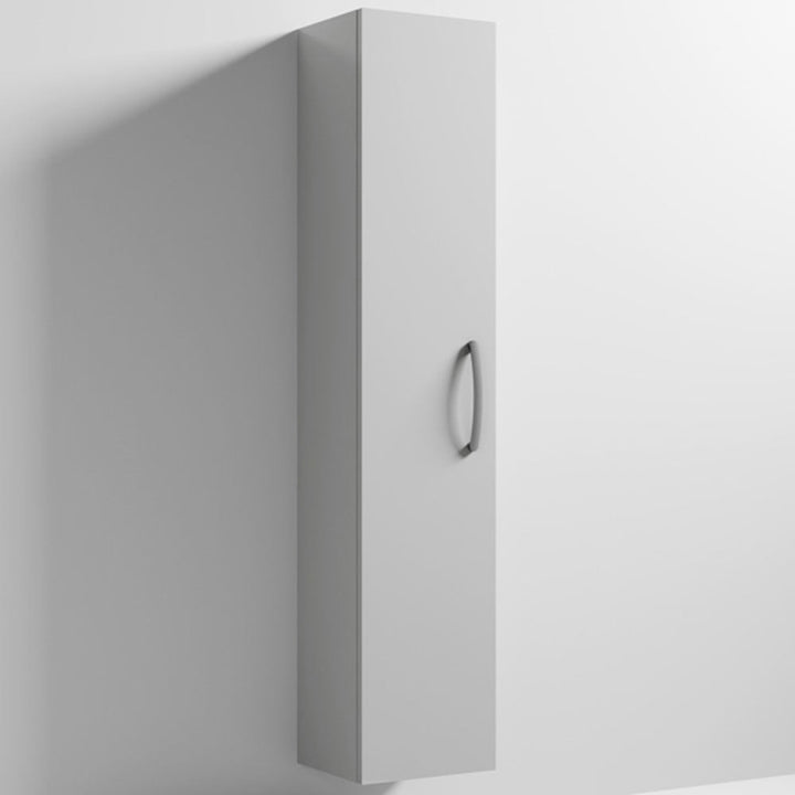 nuie-gloss-grey-mist-300mm-wall-hung-single-door-tall-unit---moe461-