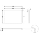 nuie-white-acrylic-b-shaped-shower-bath-end-panel-750mm---wbb201-