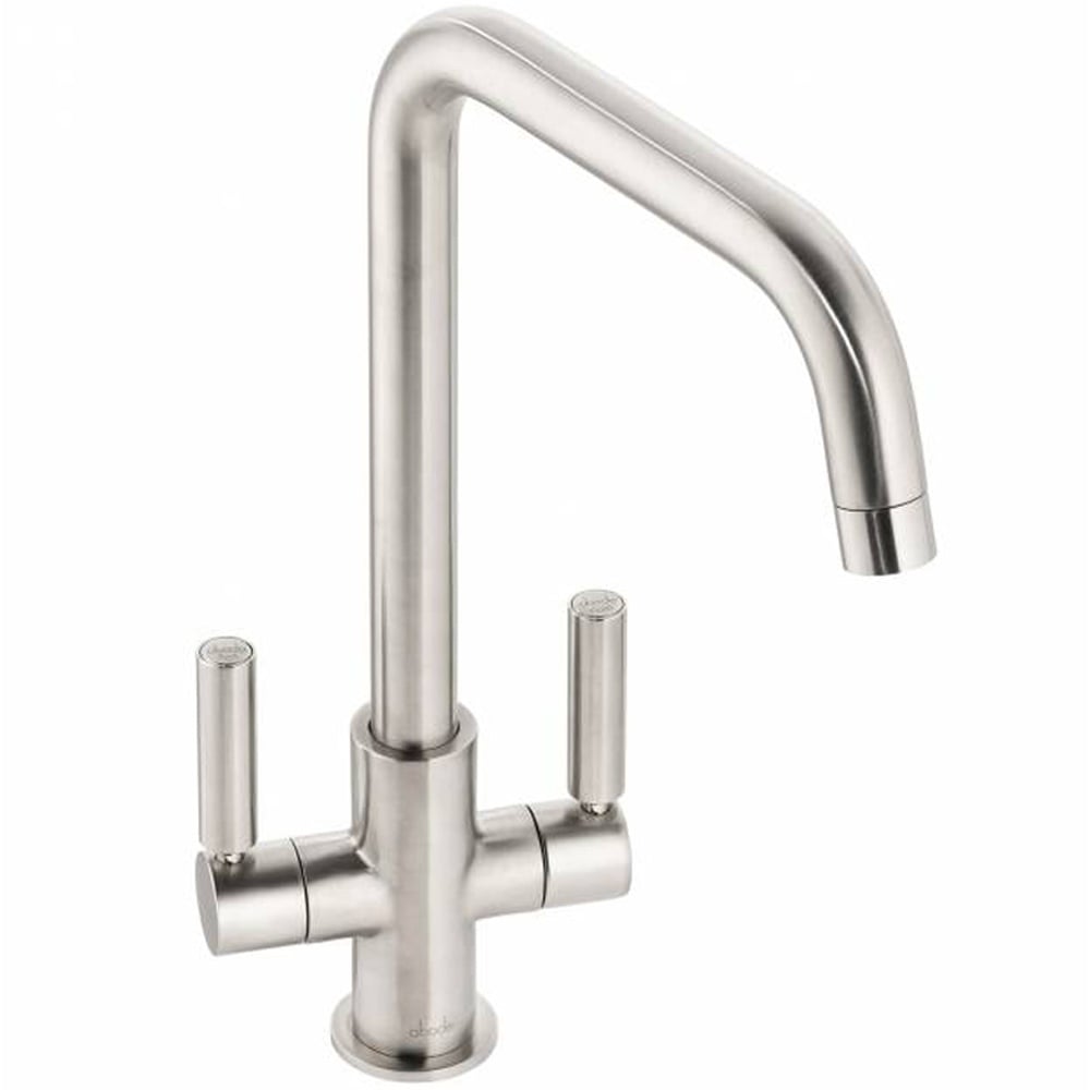 Abode Globe Quad Twin Lever Square Kitchen Sink Tap