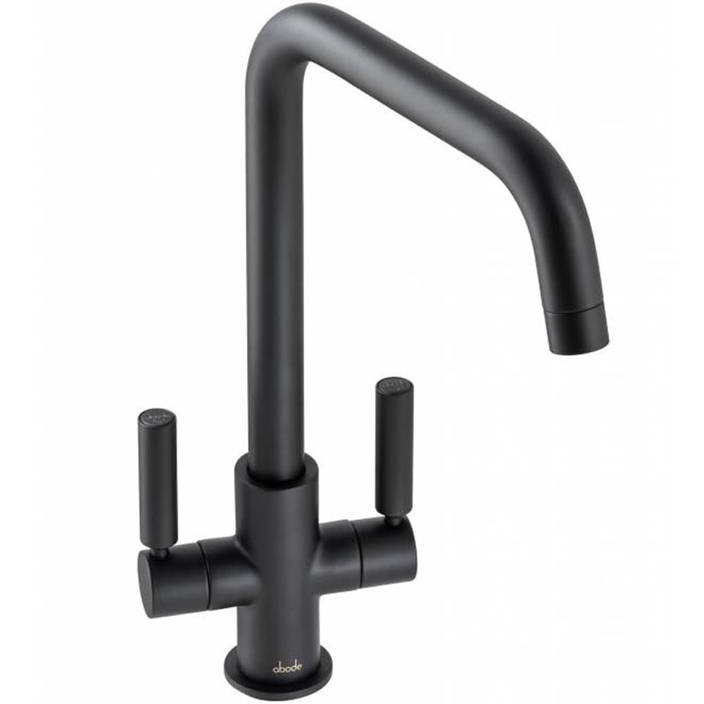 Abode Globe Quad Twin Lever Square Kitchen Sink Tap