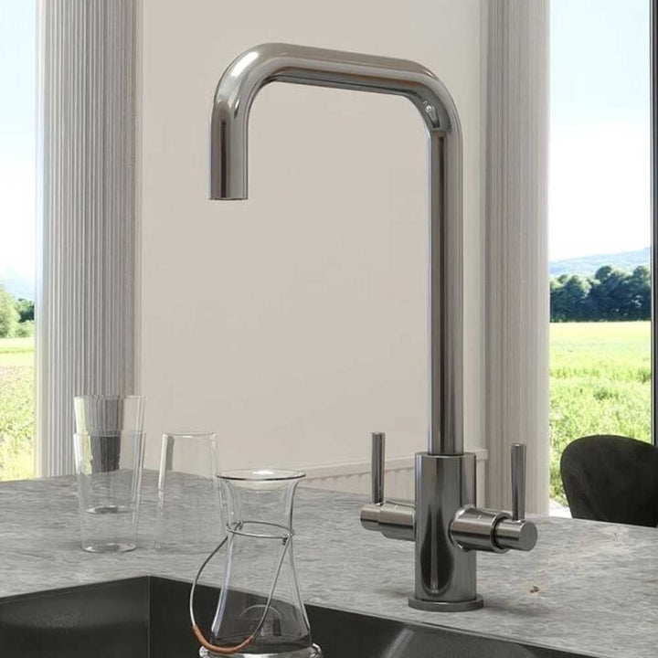 Matte finish modern kitchen sink faucet