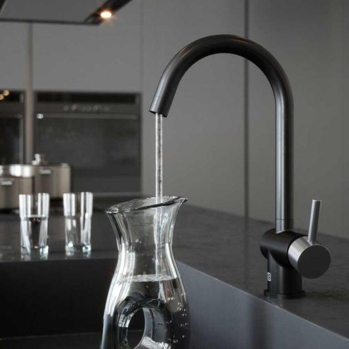 vibrance-single-lever-matt-black--nickel-zelen-kitchen-sink-mixer-tap-