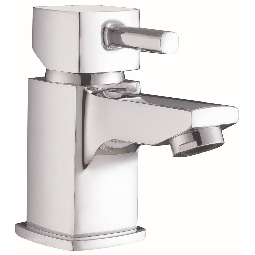 Storm Citril Mini Chrome Bathroom Basin Mixer Tap & Slotted Waste