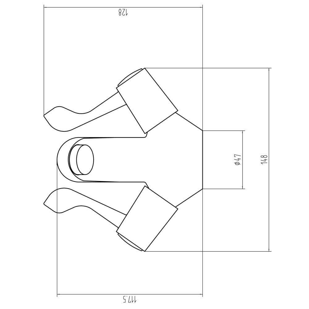 Storm Easy Lever Chrome Bathroom Basin Mixer Tap & Slotted Waste