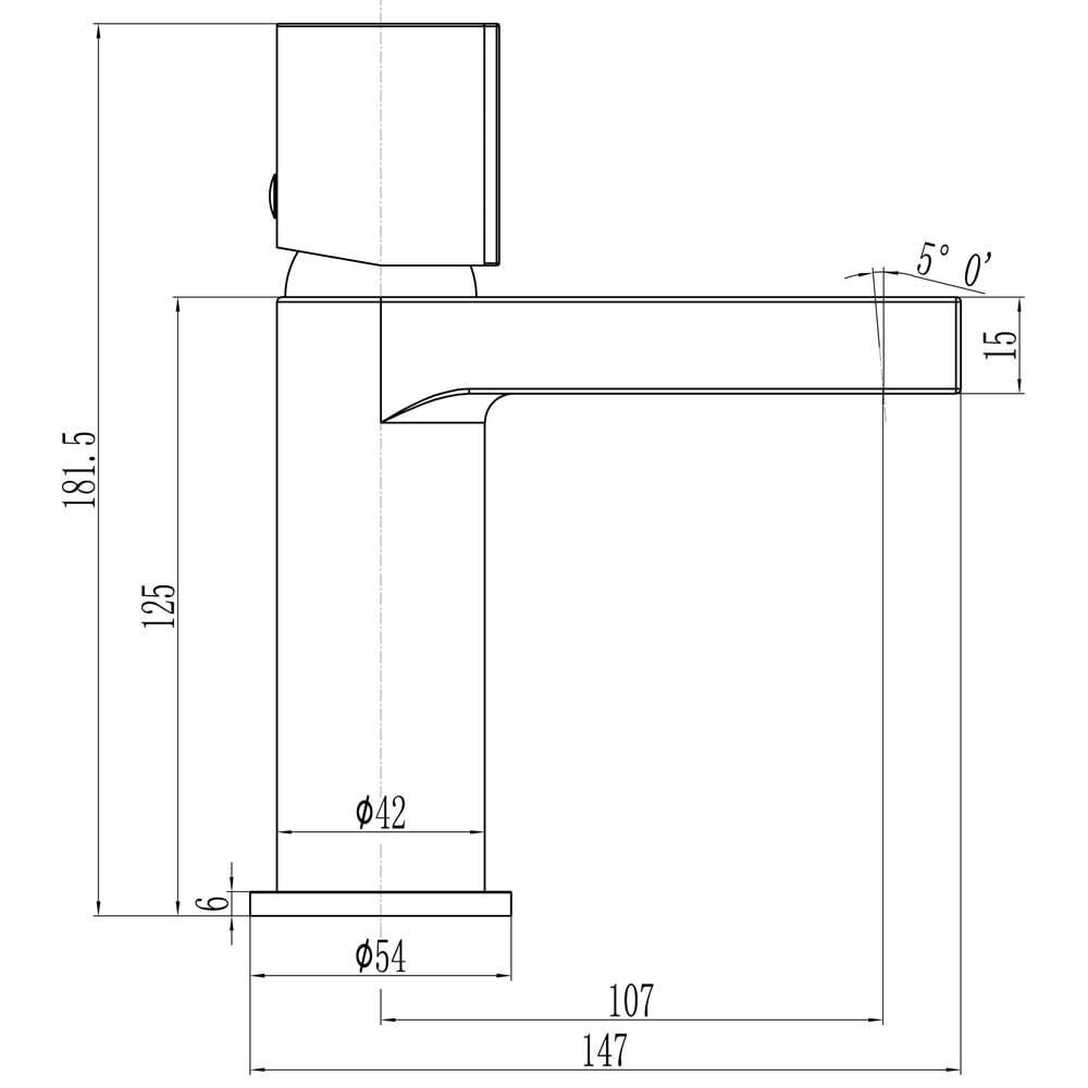 Storm Ibis Mono Bathroom Basin Tap & Slotted Waste with Matt Grey, Black, and Chrome Finishes