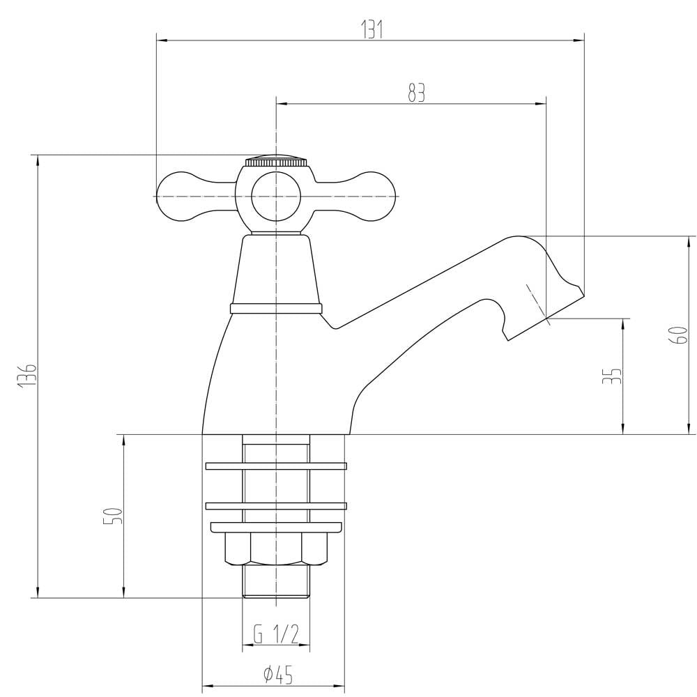 Storm Wiltshire Chrome Twin Basin Taps