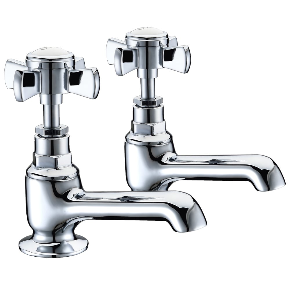 Storm Varya Chrome Twin Basin Taps