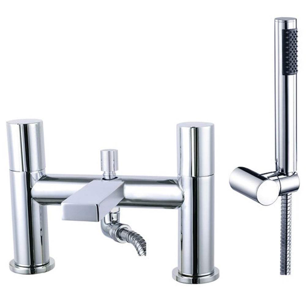 Storm Ibis Bathroom Bath Shower Mixer Tap in Matt Grey, Matt Black, and Chrome Finish