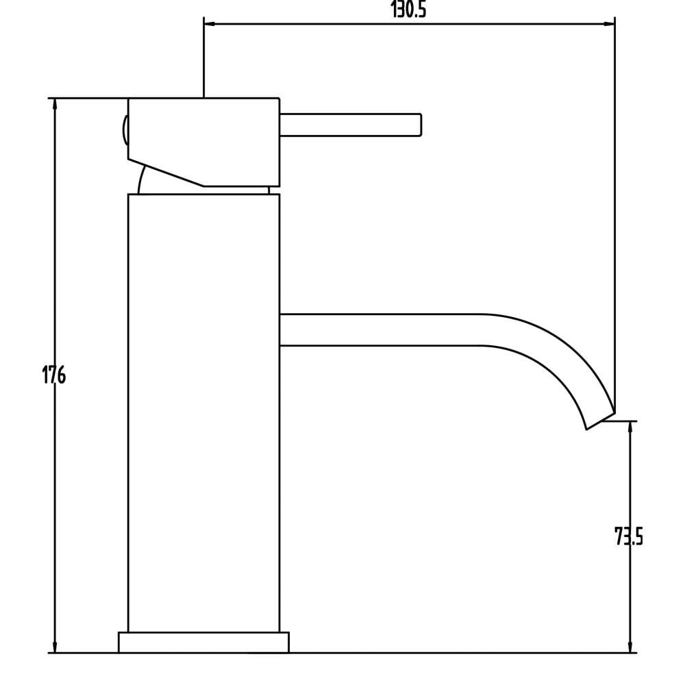 Storm Imex Chrome Bathroom Basin Mixer Tap & Slotted Waste