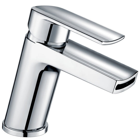 Storm Arc Waterfall Chrome Bathroom Basin Mixer Tap & Slotted Waste