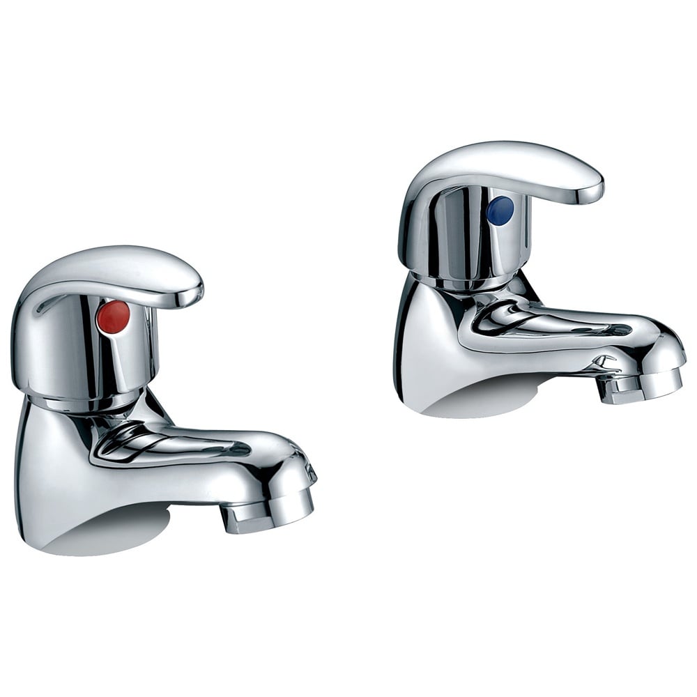 Storm Holly Chrome Twin Bath Taps