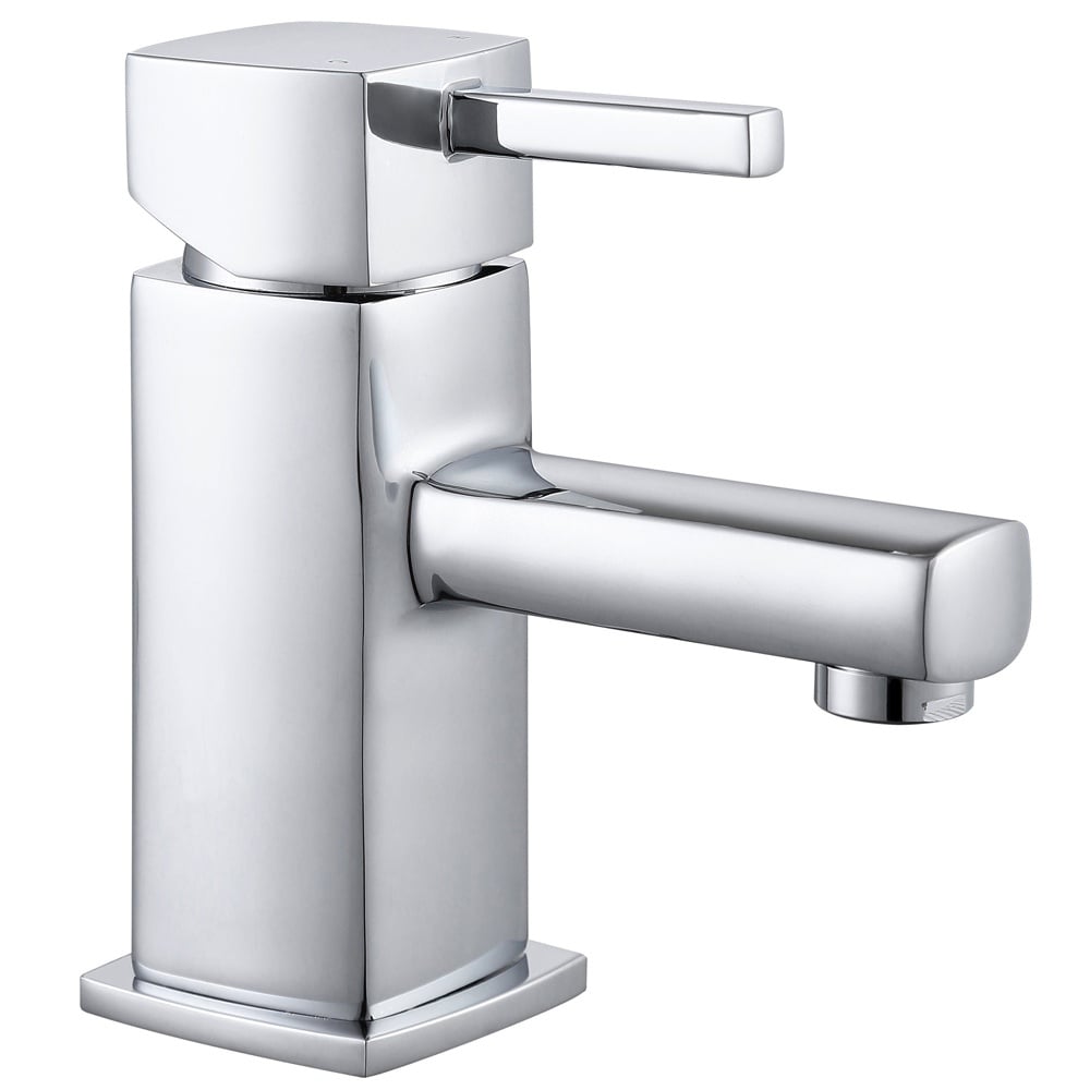 Storm Citril Chrome Bathroom Basin Mixer Tap & Slotted Waste