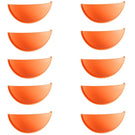 vibrance-half-moon-cup-handles---10-pack-of-orange-