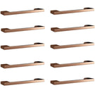 vibrance-flat-bar-handles---10-pack-of-brushed-copper-