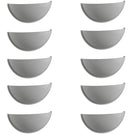 vibrance-half-moon-cup-handles---10-pack-of-anthracite-grey-