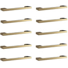 vibrance-flat-bar-handles---10-pack-of-brushed-brass-