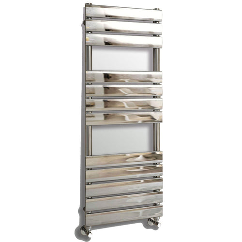 Astini Queenstown 1200x450mm Chrome 400W Designer Heated Towel Rail TIS2073