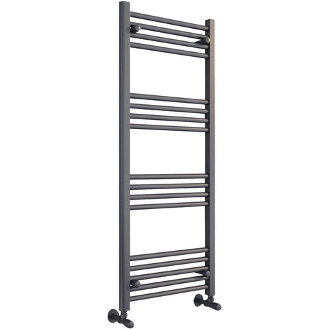 Astini Napier 1200x500mm Anthracite Straight Ladder Heated Towel Rail