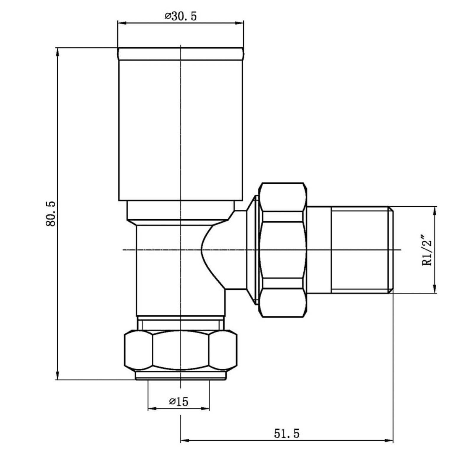 Astini Modern Black Angled Towel Rail Valves TIS0198