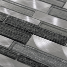 luxury-textured-grey-glass--brushed-steel-mix-mosaic-wall-tiles-sheet-8mm-