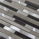 luxury-textured-brushed-steel-grey--sand-stone-mix-mosaic-wall-tiles-sheet-8mm-