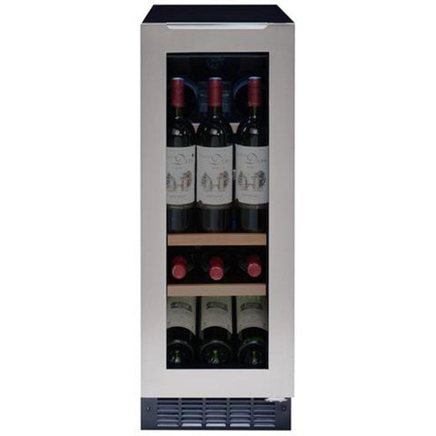 Avintage Undercounter 21 Bottle Single Zone Stainless Steel Wine Cooler