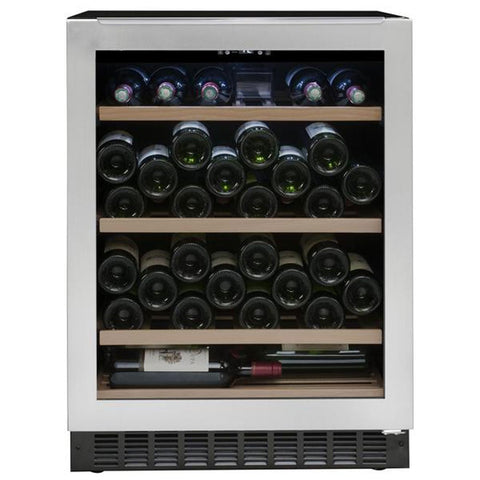 Avintage Undercounter 50 Bottle Single Zone Stainless Steel Wine Cooler