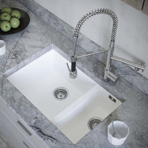 LSC Bexley 1.5 Matt Composite Synthetic Undermount Kitchen Sink & Waste