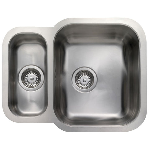 Rangemaster Atlantic Classic 1.5 Stainless Steel Undermount Kitchen Sink & Waste