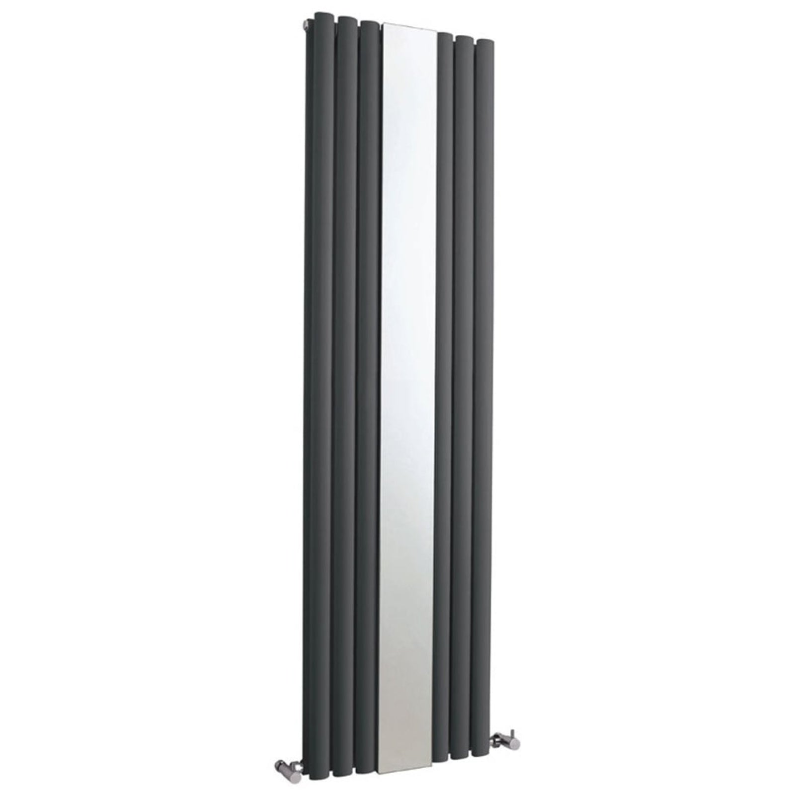 Hudson Reed Revive 1800x499mm Anthracite & Mirror Double Panel Radiator